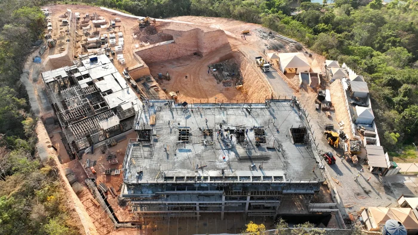 Andamento da obra 1, Valle dos Ipês
