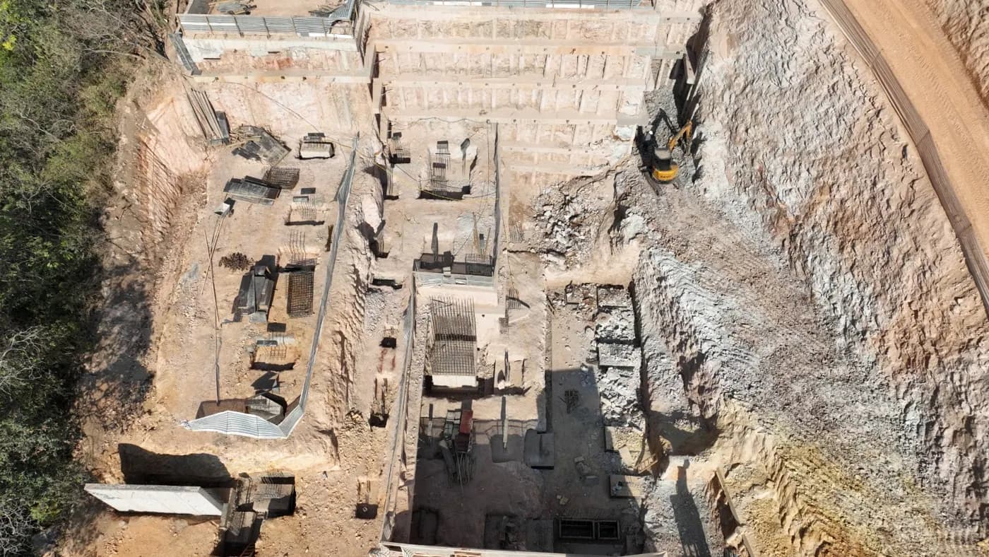 Andamento da obra 6, Valle dos Ipês