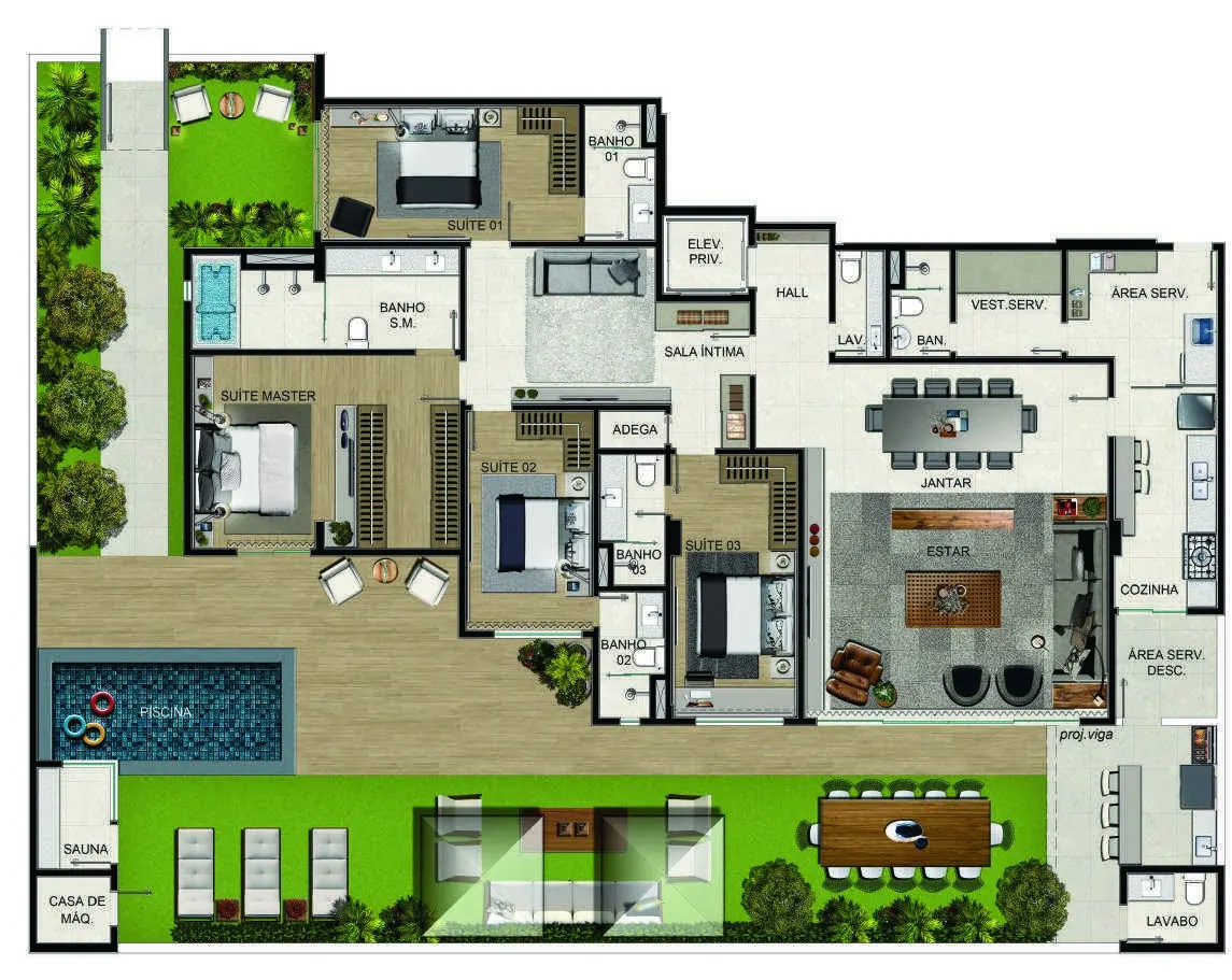 Planta ilustrativa 3, New York