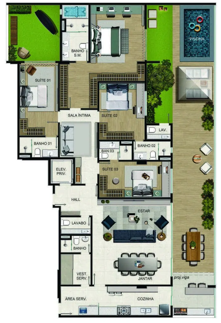 Planta ilustrativa 4, New York