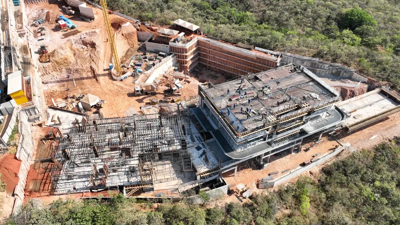 Andamento da obra 1, Valle dos Jatobás